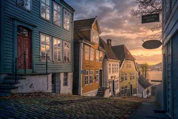 Sundown in Bergen