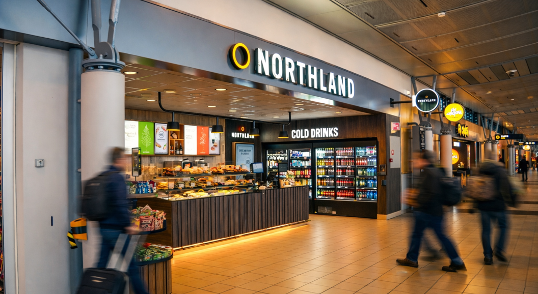 Assorterte ferske smørbrød på et mørkt bord med en person som skjærer tomater i bakgrunnen