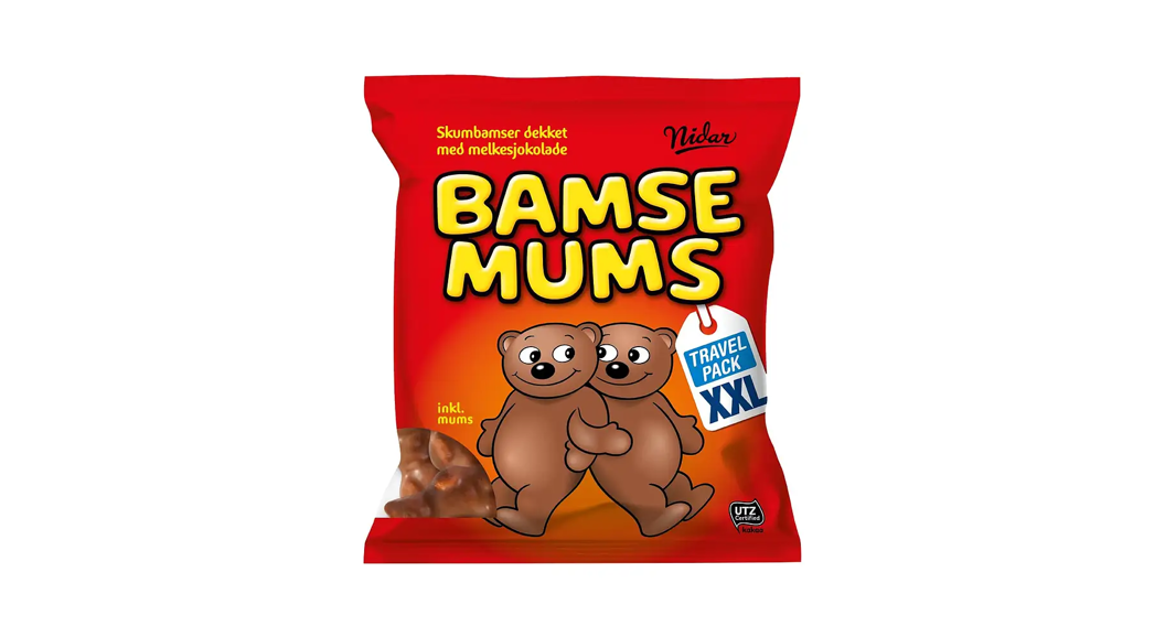 Bilde av en XXl pose med bamsemuns