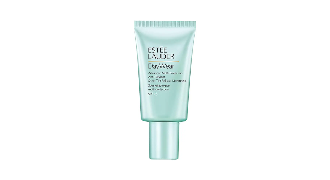 Bilde av Estée Lauder Day Wear Multi-protection Anti-Oksidant Sheer Tint Relase Moisturizer SPF 15 - til 449,-flasken er blå/grønn