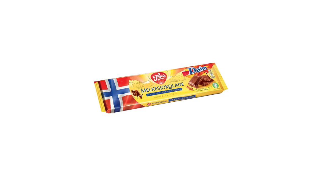 Bilde av melkesjokolade plate med daim