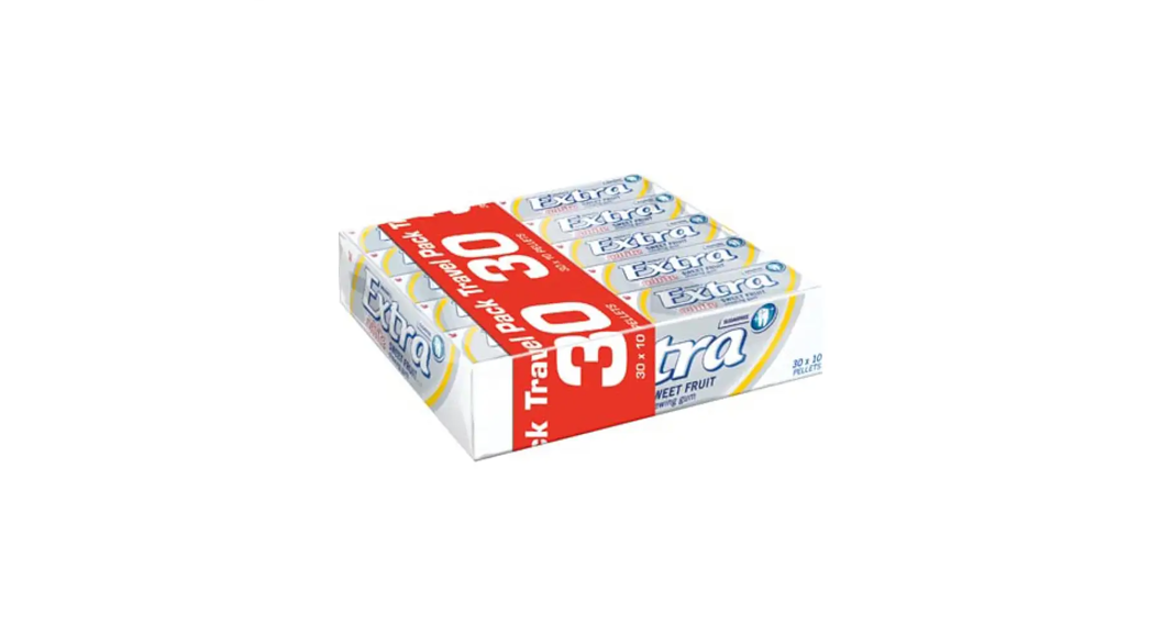 bilde av 30 pakining med Extra White Sweet Fruit!